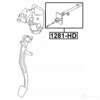Главный цилиндр, система сцепления FEBEST 42 YZ4V 1281-HD 1440024167 - Изображение 2