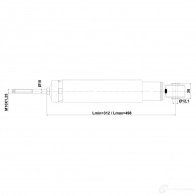 Амортизатор FEBEST O2OA4 X 1440024179 14110-008R - Изображение 2