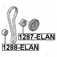 Обводной ролик ремня ГРМ FEBEST 1288elan 3824296 4056111073927 HR JIW0T - Изображение 2