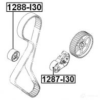Натяжной ролик ГРМ FEBEST W32 05JF 1287i30 4056111095615 3824289 - Изображение 2
