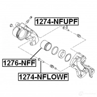 Направляющий болт тормозного суппорта FEBEST 3824232 4056111074115 1274nfupf TC 8SN94 - Изображение 2