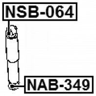 Распорная втулка амортизатора FEBEST 3828646 M YOLA3 4056111099934 nsb064 - Изображение 2