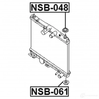 Крепление радиатора FEBEST HC1Q DY 3828643 nsb061 4056111088990 - Изображение 2