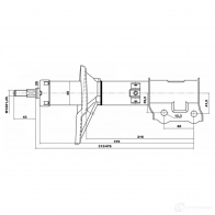 Амортизатор FEBEST 12666694fl A HK4R7 1437406858 - Изображение 2