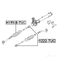 Рулевая тяга FEBEST 3824166 4056111063553 1222tuc R ELYG - Изображение 2