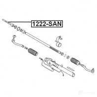 Рулевая тяга FEBEST 7BA6 O 4056111032184 1222san 3824164 - Изображение 2