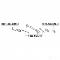 Наконечник поперечной рулевой тяги FEBEST 1440024142 1221-SOLH5RH S3EDB1 G - Изображение 2