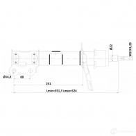 Амортизатор FEBEST 6X MYWX1 1440024106 12110-010FR - Изображение 2