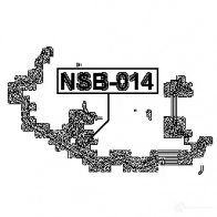 Втулка стабилизатора FEBEST 4056111008240 3828607 nsb014 UL9 25 - Изображение 2