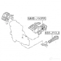 Подушка АКПП FEBEST 4056111061733 529R 2CO 3828577 nmbj10rr - Изображение 2