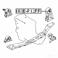 Подушка двигателя, опора FEBEST nmbp12rr 3828579 P OPZDM2 4056111106236 - Изображение 2