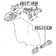 Подушка двигателя, опора FEBEST Q 4UEMJY 3828549 4056111104416 nmt31rh - Изображение 2
