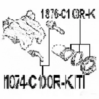 Направляющий болт тормозного суппорта FEBEST 1074c100rkit 1270596210 4056111117430 UFF 06 - Изображение 2