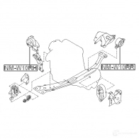 Подушка двигателя, опора FEBEST 3828554 F NVL2AL 4056111082707 nmw10rr - Изображение 2