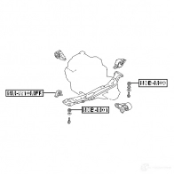 Подушка двигателя, опора FEBEST 4056111018508 nmw10mfr UZ K4Q 3828552 - Изображение 2