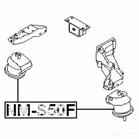 Подушка двигателя, опора FEBEST 4056111108513 3828542 nms50f KX CEZ - Изображение 2
