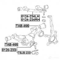 Рычаг FEBEST 4056111059402 3821272 U O6JOIW 0124234rh - Изображение 2