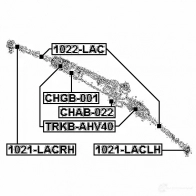 Рулевая тяга FEBEST 54695182 4056111106953 1022lac K9Y BFCI - Изображение 2