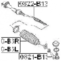 Рулевой наконечник FEBEST K 4EKD 0821b13 3823931 4056111060170 - Изображение 2