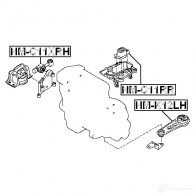 Подушка двигателя, опора FEBEST nmc11xrh 3828487 82YJK 8Y 4056111102085 - Изображение 2