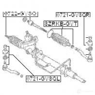 Рулевая тяга FEBEST 4056111060873 H A8A9 3823827 0722gvsq - Изображение 2