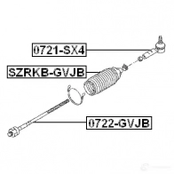 Рулевая тяга FEBEST 0722gvjb 3823826 X5B EX 4056111032283 - Изображение 2