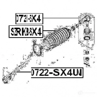 Рулевой наконечник FEBEST 3823824 0721sx4 OB8L8 8Y 4056111060866 - Изображение 2