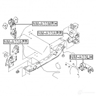 Подушка двигателя, опора FEBEST 3828481 4056111049618 nma33mrh WQ7I TP - Изображение 2