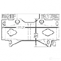 Тормозные колодки, комплект FEBEST NUZO 3W 4056111088044 0101uzj100f 3820770 - Изображение 2