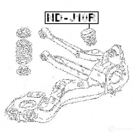 Отбойник амортизатора FEBEST ZR2 6IKJ 3828420 4056111029825 ndj10r - Изображение 2