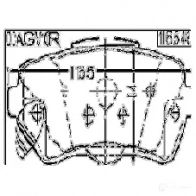 Тормозные колодки, комплект FEBEST 3820733 4056111099033 JOP9 Y 0101agv10r - Изображение 2