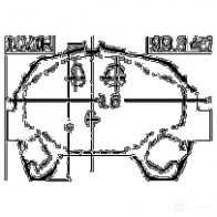 Тормозные колодки, комплект FEBEST 0101acv30r 3820725 DI BXGFS 4056111093123 - Изображение 2
