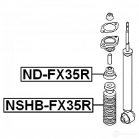Отбойник амортизатора FEBEST 4056111069302 3828417 ndfx35r O 5OIBO - Изображение 2