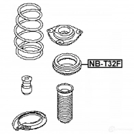 Опорный подшипник FEBEST 28AB9B R 1437403755 nbt32f - Изображение 2