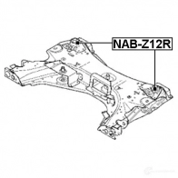 Сайлентблок задней балки FEBEST 3828365 YPEX Z5 nabz12r 4056111091082 - Изображение 2