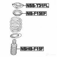 Опорный подшипник FEBEST 1436947643 LD8L E nbf15ef - Изображение 2