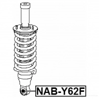 Втулка амортизатора FEBEST M 7FZK 3828363 4056111114675 naby62f - Изображение 2