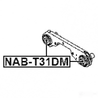 Крепление дифференциала FEBEST 4056111081434 3828356 ZIM MTEH nabt31dm - Изображение 2