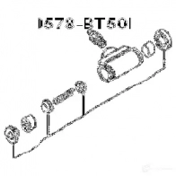 Рабочий тормозной цилиндр FEBEST 3823724 0578bt50 XU7 UU 4056111072555 - Изображение 2