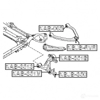 Сайлентблок FEBEST 4056111080970 3828352 nabs51b ZT66 DYT - Изображение 2