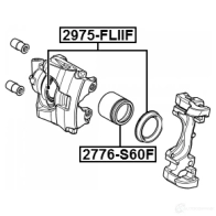 Ремкомплект суппорта FEBEST 4056111097084 2975fliif 3825276 UZLS0 N - Изображение 2