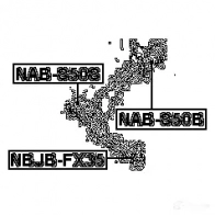 Сайлентблок FEBEST 4056111033464 3828350 nabs50b 4 IOJ0 - Изображение 2
