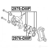 Ремкомплект суппорта FEBEST 3825273 Y11U Z 2975diiif 4056111065830 - Изображение 2