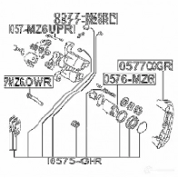 Направляющий болт тормозного суппорта FEBEST 3823683 0574mz6upr 4056111058931 L2 9UKK - Изображение 2