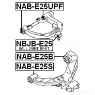 Сайлентблок FEBEST H 67VOW nabe25upf 3828320 4056111073149 - Изображение 2