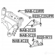 Сайлентблок FEBEST 4056111015316 nab3c23 FKSD I9 3828303 - Изображение 2