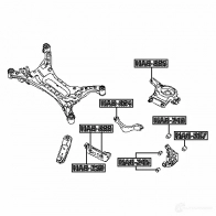 Сайлентблок FEBEST nab366 SM RP7 4056111117010 3828302 - Изображение 2