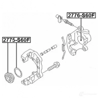 Ремкомплект суппорта FEBEST X5 XEPR 1436946802 2775s60f - Изображение 2