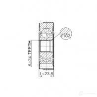 Шрус FEBEST 4056111070797 1131178046 2711XC90SHA EQ9 QS - Изображение 2