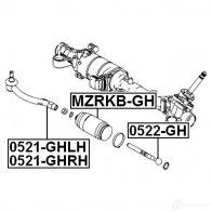 Рулевая тяга FEBEST XJ6 ZQN 0522gh 4056111060149 3823576 - Изображение 2